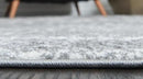 Unique Loom Rosso Collection Vintage, Traditional, Bohemian, Geometric, Distressed, Southwestern Area Rug, 5' 0" x 8' 0", Gray/Ivory by CozyNest Decor
