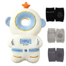 Feidoog Baby Head Protector Cushion Backpack with 3 Knee Pads for Walking & Crawling,Astronauts by TinyTreasures Baby Boutique