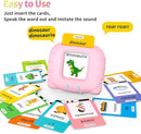 Bilingual Educational Toys, Spanish English 520 Sight Words Talking-Flash-Cards, Preschool-Learning-Activities, Montessori-Toys, Toddler Toys for 2 3 4 5 6 Year Old Boys and Girls, Pink by TinyTreasures Baby Boutique