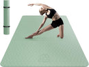 HAPBEAR Extra Large Yoga Mat - 72"x48"/78"x54", 1/4" & 1/3" Thick, Non-Slip, Durable, Eco-Friendly, Wide Exercise Mat for Home Workouts, Yoga, Pilates, Stretching, Meditation (Barefoot Exercise) by TinyTreasures Baby Boutique
