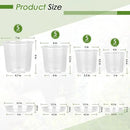 4/5/6/7 Inch Clear Nursery Pots for Plants with Sacuers 20 Pack, Plastic Flower Pots with Drainage Holes, Variety Pack Seedlings Garden Pot for Indoor Outdoor (4+5+6+7 inch) by GreenHaven Gardens