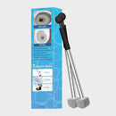 Pumice Stone Toilet Bowl Cleaner Toilet Deep Cleaning,Bathroom Cleaner Brush with Long Handle for Remove Hard Water Stains with Toilet Handle+ Pumice Stones by CozyNest Decor