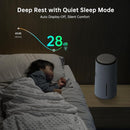 MistFree Smart Humidifier for Bedroom, Evaporative Humidifier No White Dust, Auto Humidity & APP Control, 3L Water Tank Easy to Clean, Sleep Mode, Timing, Humidifiers for Nursery/Baby(Blue) by TinyTreasures Baby Boutique