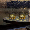 VEWOGARDEN 2 Pack Solar Lanterns Outdoor Waterproof Solar Lantern Hollow Out Metal Lantern Solar Lights for Patio Garden Table Decor by GreenHaven Gardens