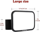 Funbliss Baby Car Mirror for Fixed Headrest, Compatible with Tesla Car Mirror for Baby and Other Models, 360° Rotation Clear & Wide View, Easy Install with Non-Slip Elastic Fixing by TinyTreasures Baby Boutique