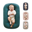 Baby Lounger for Newborns,Baby Nest & Floor Cushion,Soft Cotton,Portable Diaper Changing Pads for Boys & Girls 0-12 Months (Peacock Green) by TinyTreasures Baby Boutique