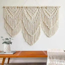 large macrame wall hanging - Boho Tapestry Macrame Wall Decor Art- Chic Bohemian Handmade Woven Tapestry Home Decoration for Bedroom Living Room Apartment Wedding Party - 43"x32" (Double-layer) by CozyNest Decor