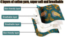 MSGKV Boho Throw Blanket 100% Cotton Blankets for Bed Couch 60''x80'', Soft Summer Blanket Travel Boho Quilt Muslin Blanket Home Decor Farmhouse Warm Throws Gifts for Women Mom by CozyNest Decor
