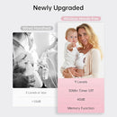 TSRETE Breast Pump, Double Wearable Breast Pump, Electric Hands-Free Breast Pumps with 2 Modes, 9 Levels, LCD Display, Memory Function Rechargeable Double Milk Extractor-24mm Flange, White by TinyTreasures Baby Boutique