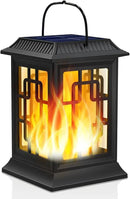 Solar Lanterns Outdoor Waterproof, Hanging Solar Lights for Outside Black Hanging Solar Powered Lantern Decorative for Garden Yard Patio, 1 Pack by GreenHaven Gardens