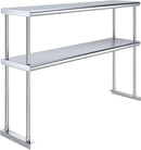 AmGood Double OverShelf Stainless Steel NSF - Many (48" Long x 12" Deep) by CozyNest Decor