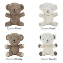 SNOObear White Noise Machine - Cry-Activated Plush Baby Sleep Soother - Cream Woolly by TinyTreasures Baby Boutique