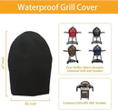 Grill Cover for 6755 Char-Griller Akorn Kamado Charcoal Grill Smoker and Premium Kettle, for Cuisinart CGG-999, 600D Heavy Duty Waterproof UV Resistant Cover, Outdoor Barbeque Grill Accessories by GreenHaven Gardens