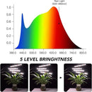 GHodec Grow Light with Stand, 5500K Full Spectrum Gooseneck Floor Plant Light for Indoor Plants Growing,5 Dimmable Levels & Auto On/Off Timer,Tripod Stand Plant Lamp Height Adjustable by GreenHaven Gardens