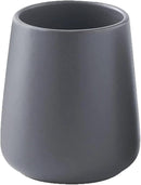 Grey Toothbrush Holder for Bathroom - Ceramic Tooth Brushing Holders, Toothpaste Holder, Reusable Toothbrush Mouthwash Cup, Space-Saving Design for Bathroom Countertop by CozyNest Decor