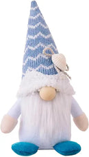 Summer Gnomes Decorations, Beach Gnome Plush Decor for Home Ocean Day Gnomes Tiered Tray Decor Handmade Tomte Swedish Nisse Scandinavian Elf Dwarf,Birthday Gnome Gifts, White by CozyNest Decor