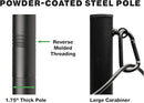 Excello Global Products Wooden Planter Box Set with 10' String Light Pole - 14"x14", Ready to Assemble. by GreenHaven Gardens