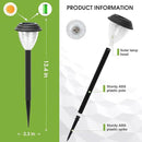 GOODFOEVER Solar Pathway Lights Outdoor, 10 Pack Solar Powered Garden Light Waterproof, Auto On/Off Solar Yard Lights for Lawn Patio Walkway Driveway Decor Landscape Lighting by GreenHaven Gardens