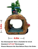 Gutter Guardian Rain Downspout Extension Playful Frog Statue, Ornament Splash Block Anchor for Downspout Extension Decor, 3" × 4" Downspout Extender Outdoor Garden Decorative by GreenHaven Gardens