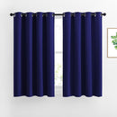 NICETOWN Blackout Curtains for Bedroom - Triple Weave Grommet Top Thermal Insulated Window Treatment Light Blocking Panels for Kitchen/Kids Room, Navy Blue, W46 x L54, Set of 2 by TinyTreasures Baby Boutique