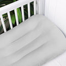 Hooyax Muslin Baby Lounger Cover Soft Organic Cotton Slipcover Fits Newborn Lounger for Baby Boys and Girls (Light Gray) by TinyTreasures Baby Boutique