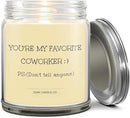 1OAK Vanilla Coworker Candle - Office Gifts for Coworkers - Funny & Farewell Gifts for Women, Men & Colleagues by CozyNest Decor