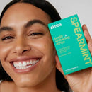 Zimba Spearmint Flavored Teeth Whitening Strips | Vegan, Enamel Safe Hydrogen Peroxide Teeth Whitener for Coffee, Wine, Tobacco, and Other Stains | 14 Day Treatment | Spearmint by CozyNest Decor