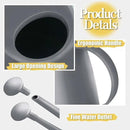 Watering Can for Indoor Plants, Small Watering Cans for House Plant Garden Flower, Long Spout Water Can for Outdoor Watering Plants 1. 8L 1/2 Gallon (Gray) by GreenHaven Gardens