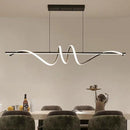 Modern Chandelier, Dimmable LED Pendant Light, Ring Chandelier for Living Room, Dining Room, Kitchen, Bedroom by CozyNest Decor