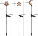 Tryme Solar Lights Outdoor Garden Decorations Sun Moon Star Stake Light Decorative Waterproof Warm White LED Yard Decor for Pathway Lawn Patio Courtyard Backyard by GreenHaven Gardens