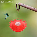 Hummingbird Feeders for Outdoors Hanging (2 Pack), 5 Feeding Ports 16 oz Plastic Hummingbird Feeder, Bee-Proof Leak-Proof No Drip, Easy to Clean with Cleaning Brushes by GreenHaven Gardens