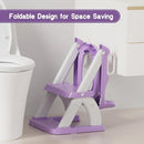 Potty Training Seat, Toddler Toilet Seat for Kids Boys Girls, 2 in 1 Potty Training Toilet for Kids, Splash Guard Anti-Slip Pad Step Stool, Adjust High Potty Chair for Toddler Kid Boys Girls by TinyTreasures Baby Boutique
