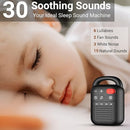 ColourNoise Portable Sound Machine White Noise Machine Rechargeable with 30 Soothing Sounds Adjustable Volume Night Light 4 Timer Functions Compact Suitable for Baby Kids Adults Sleep and Travel by TinyTreasures Baby Boutique
