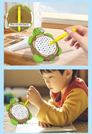 1PCS Dolphin Magnetic Drawing Board for Kids & Toddlers with Beads and Magnet Stylus Pen - Magnetic Travel Toy for Airplane & Car Ride Activities for Kids by TinyTreasures Baby Boutique