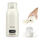 Portable Bottle Warmer for Travel-Various Heating Modes for Breast Milk& Water&Tea. 17 Ounces Large Capacity Portable Milk Warmer for Baby,Fast Heating Speed and Long Battery Life with High Capacity by TinyTreasures Baby Boutique