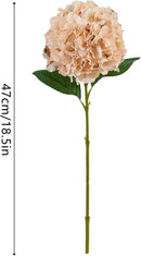 8pcs Fake Flowers Silk Hydrangea Artificial Flowers Bouquets Faux Hydrangea Stems for Home Table Centerpieces Wedding Party Decoration by CozyNest Decor
