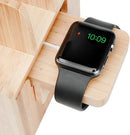 Slim Bamboo Charging Station with Apple Watch Adapter | Multi-Device Organizer & Magnetic Cable Management Hub by MobilevisionUS