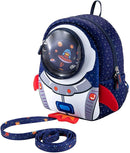 JiePai Rocket Toddler Kids Backpack with Harness Leash for Boys Girls Age 1-3 by TinyTreasures Baby Boutique