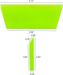 CARTINTS 2pack Squeegee Blades Replacement Rubber Squeegee, 5.1x 2 inch, for Cleaning Glass, Shower Door and Car Windows and Screen Printing,Green by GreenHaven Gardens
