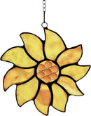 BOXCASA Farmhouse Summer Sunflower Stained Glass Window Hangings,Sunflower Lover Gifts for Women,Best Thank You Teacher Gift,Handmade Sunflower Art Decorations Gift for Mom Grandma Nana Aunt by GreenHaven Gardens