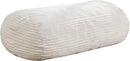 Hobestluk 5FT Bean Bag Chairs Adult Bean Bag with Portable Handle Comfy Large Bean Bag Lounge Chair with Removable Cover for Living Room Bedroom (Stripe White, 5FT) by TinyTreasures Baby Boutique
