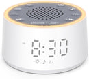 Dreamegg Sound Machine with Nursery Lamp - Sound Machine Baby, Soothing Sounds, Timer, Memory Function, 10 Colour Night Light, White Noise Machine Alarm Clock for Newborn Baby Registry Gift, White by TinyTreasures Baby Boutique