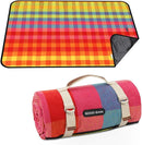 G GOOD GAIN Waterproof Picnic Blanket Portable with Carry Strap for Beach Mat or Family Outdoor Camping Party (red Plaid) by TinyTreasures Baby Boutique