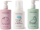 Dabble & Dollop Beachy Bundle, Natural Bubble Bath, Body Wash, Shampoo for Kids, USA-Made, Paraben & Sulfate Free, Vegan, Gluten-Free, Tear-Free, Honeydew Melon, Vanilla & Coconut (Set of 3) by TinyTreasures Baby Boutique