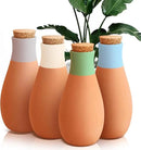 4PCS Terracotta Watering Spikes, Ollas Self Watering Globes, Slow Release Self Watering Planter Insert, Plant Watering Globes for Indoor and Outdoor Plants by GreenHaven Gardens