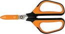 Fiskars Comfort Loop Micro-Tip Pruning Snips - 7" Garden Shears with Sheath and Extra Large SoftGrip Handle - Yard and Garden Tools - Orange/Black by GreenHaven Gardens