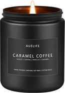 Caramel Coffee Candle | Men Scented Candles for Home, Candles Gifts for Women Men - Soy Candle for Home Scented - Aromatherapy Gifts for Men - 7oz 50 Hours Long Burning by CozyNest Decor