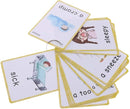 SANTSUN 14 Illness & Disease Expression English Flash Cards, Study Cards (4.72 x 3.54 Inch) with 1 Ring, Pocket Laminated Flashcards for Ages Pre-K & K by TinyTreasures Baby Boutique
