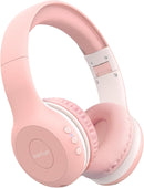 EarFun K2 Kids Bluetooth Headphones, Kids Headphones with Volume Limited, 40H Playtime, Built-in Mic, Stereo Sound, Foldable Over-Ear Headphone for School/Travel/iPad/Tablet, Pink by TinyTreasures Baby Boutique