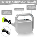 Outdoor Watering Can for Plants Indoor Watering Can for Houseplants 3/4 Gallon 3L (Grey) by GreenHaven Gardens